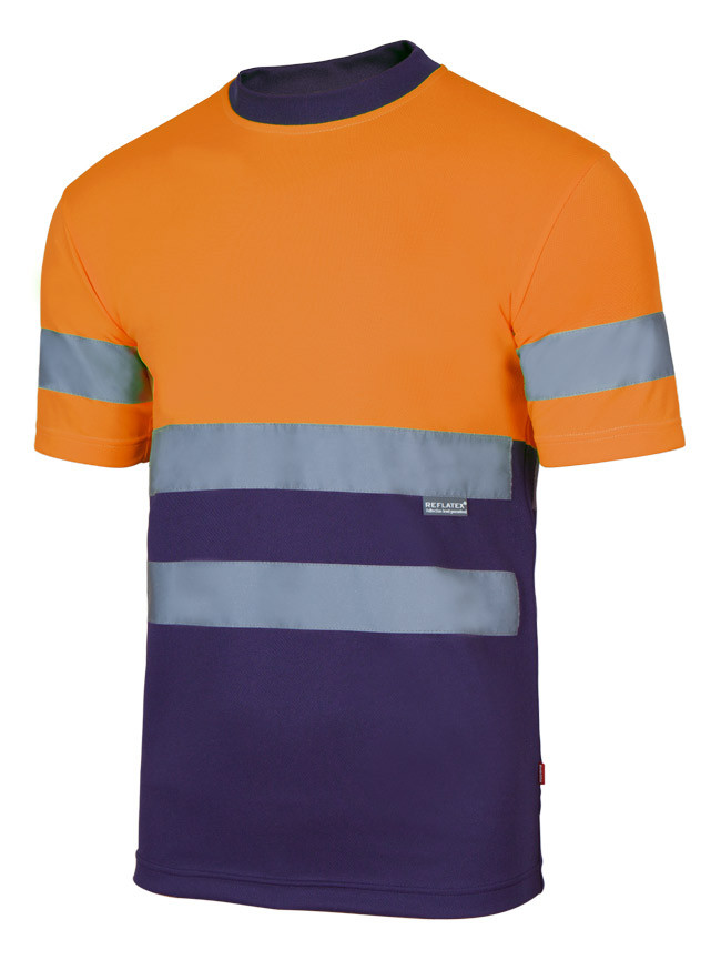 TWO-TONE HIGH VISIBILITY TECHNICAL T-SHIRT