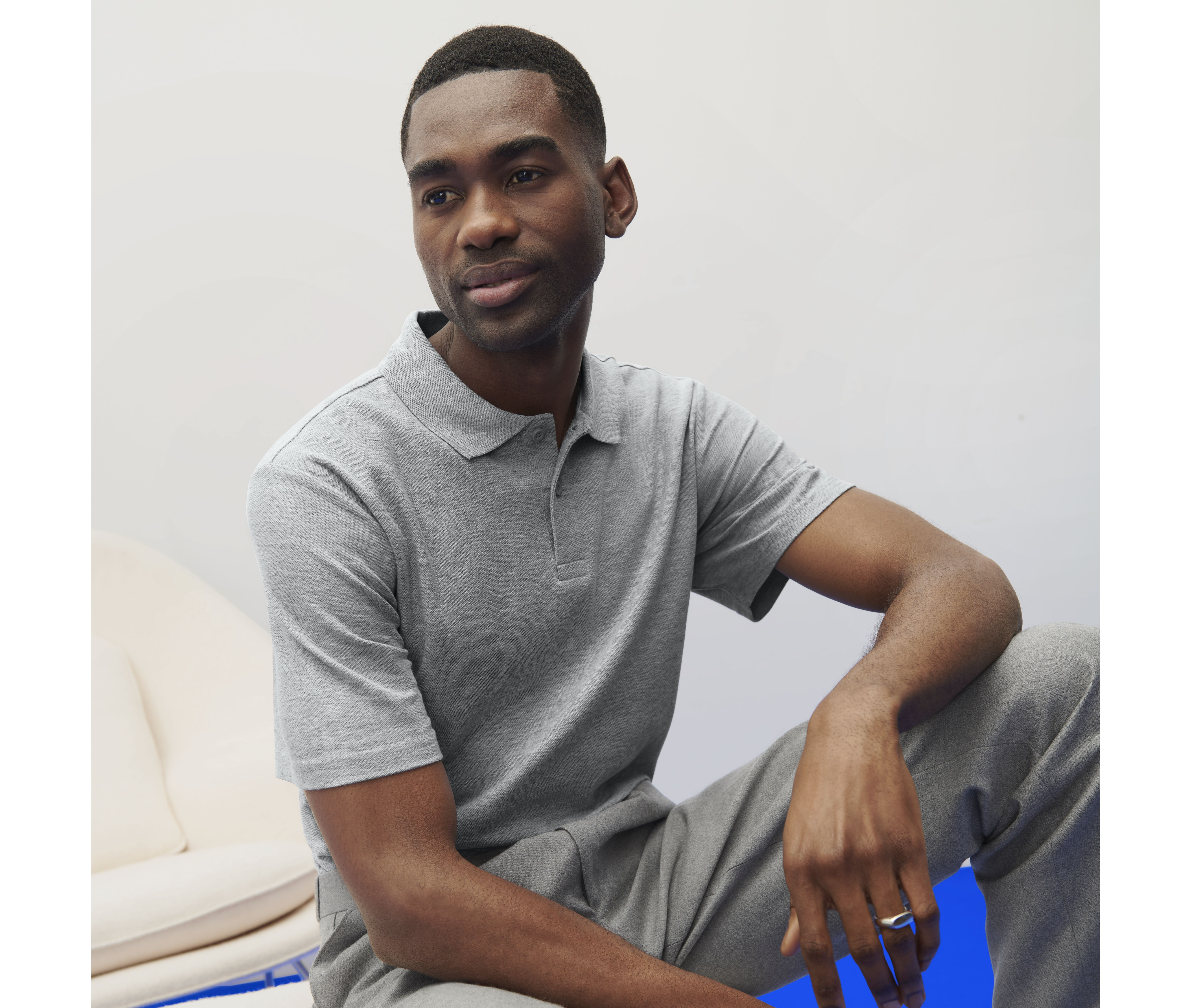 SOFTSTYLE® DOUBLE PIQUÉ POLO MEN