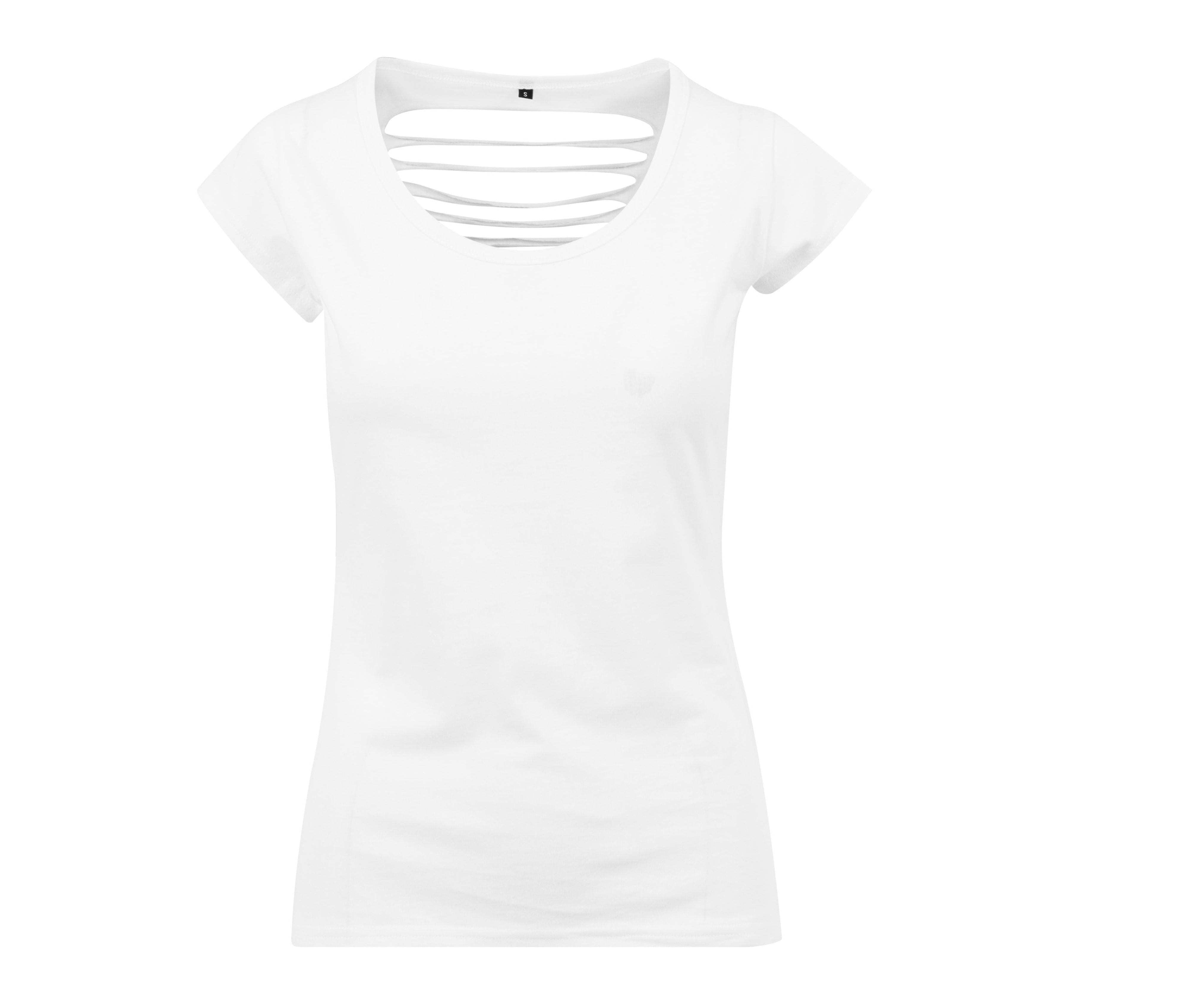 LADIES BACK CUT TEE