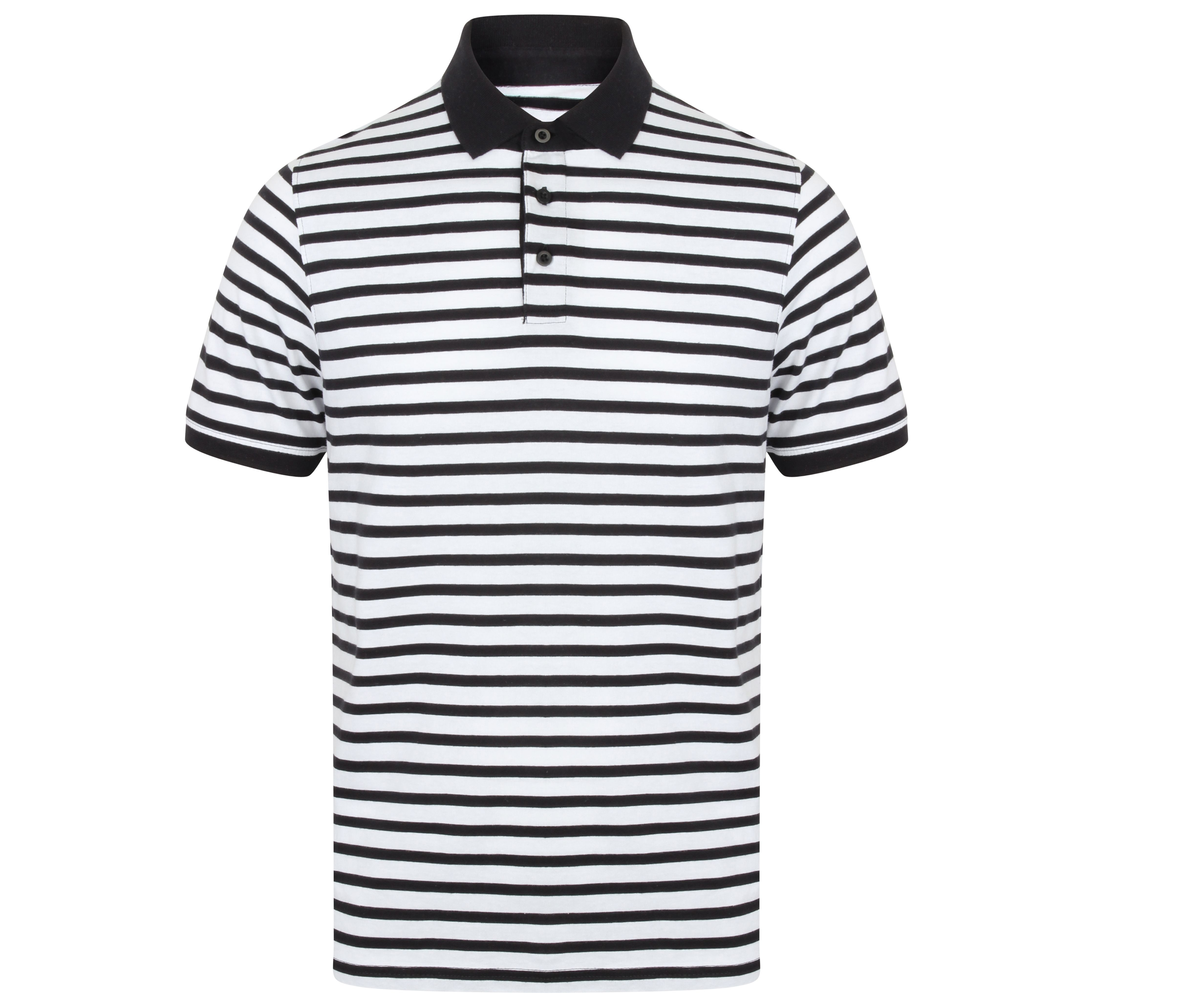 STRIPED JERSEY POLO SHIRT