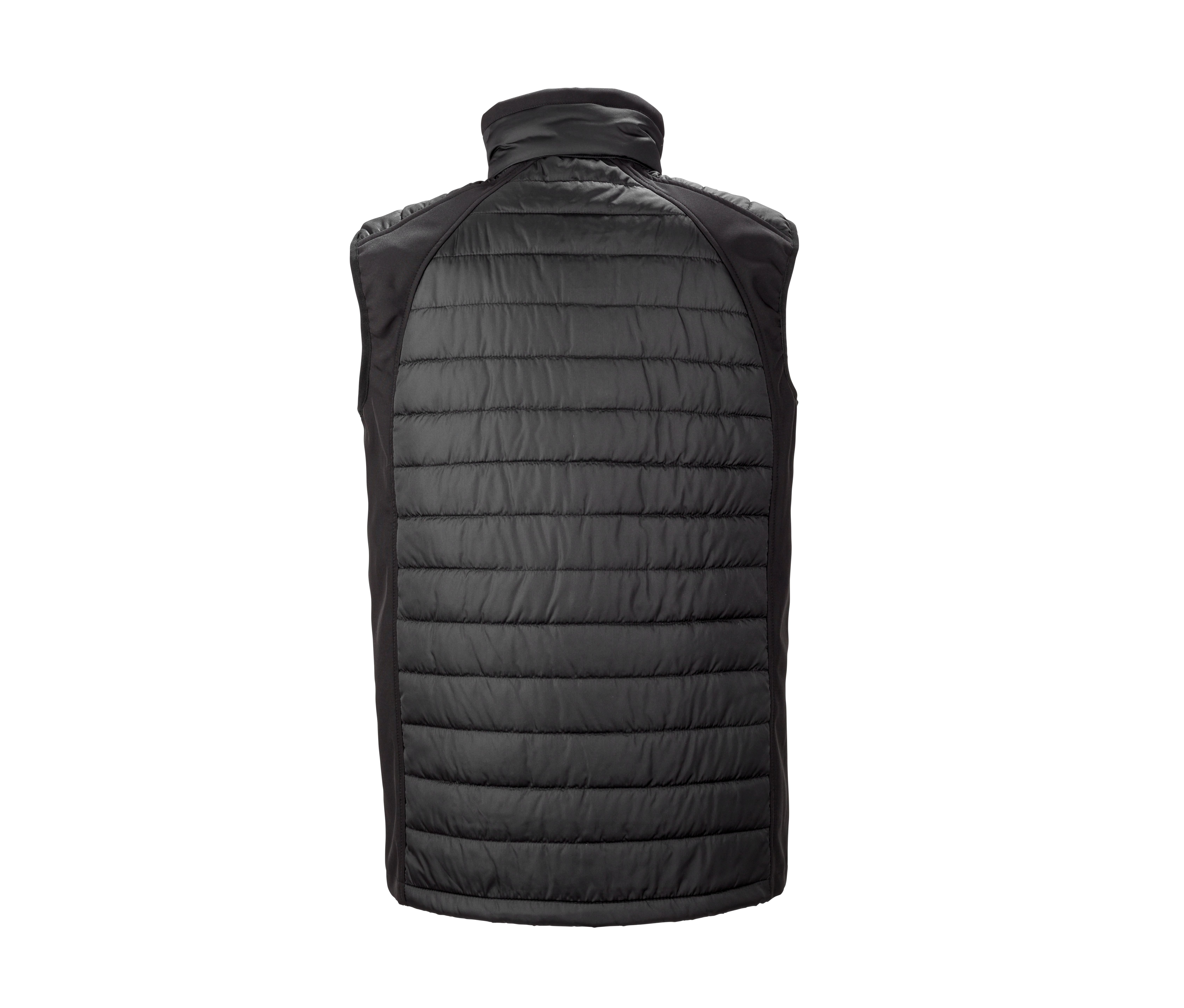 BLACK COMPASS PADDED SOFTSHELL JACKET