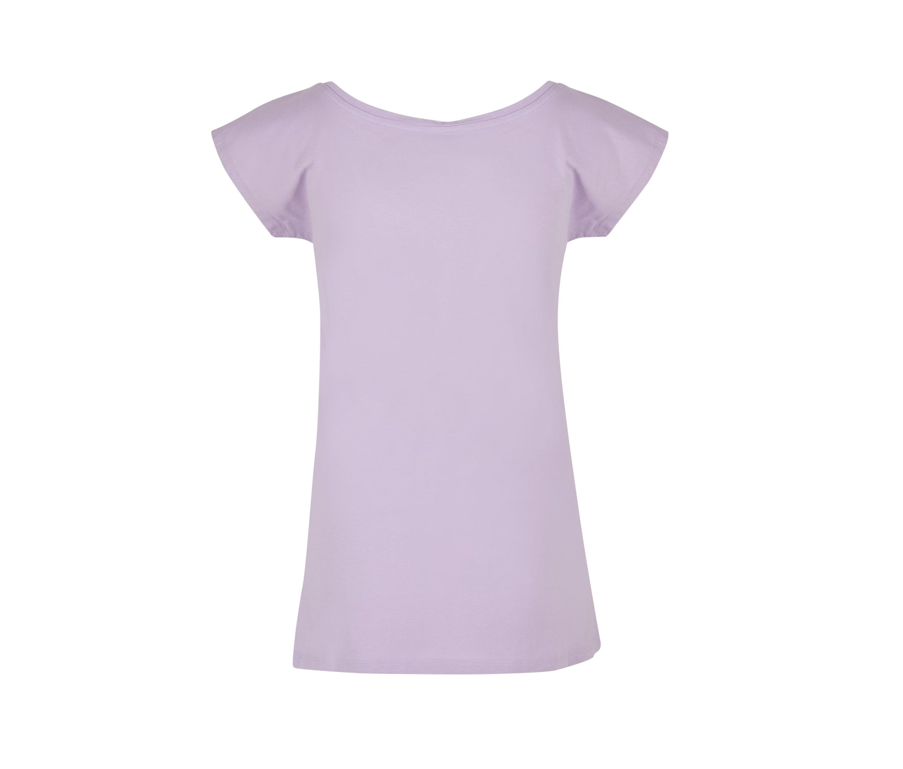 LADIES WIDE NECK TEE