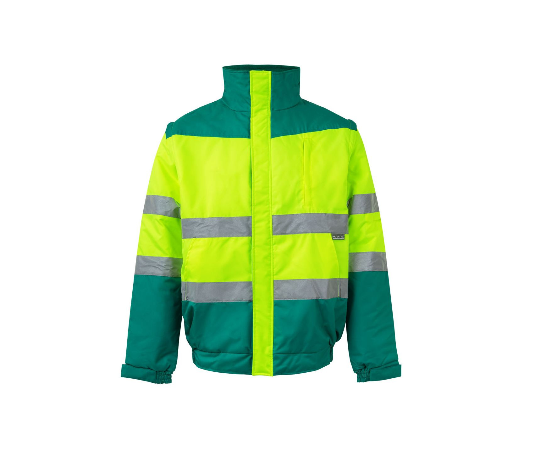TWO-TONE HIGH VISIBILITY PADDED JACKET