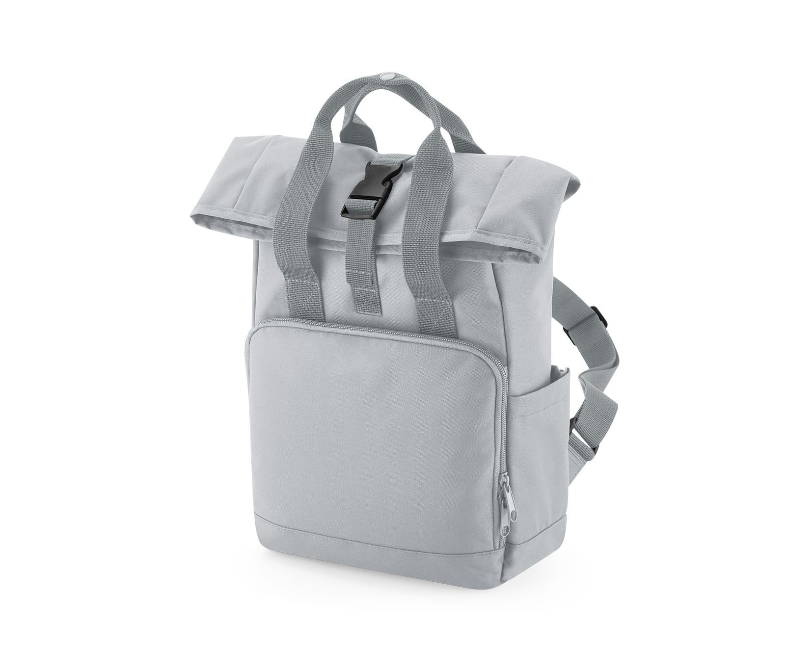 RECYCLED MINI TWIN HANDLE ROLL-TOP LAPTOP BACKPACK