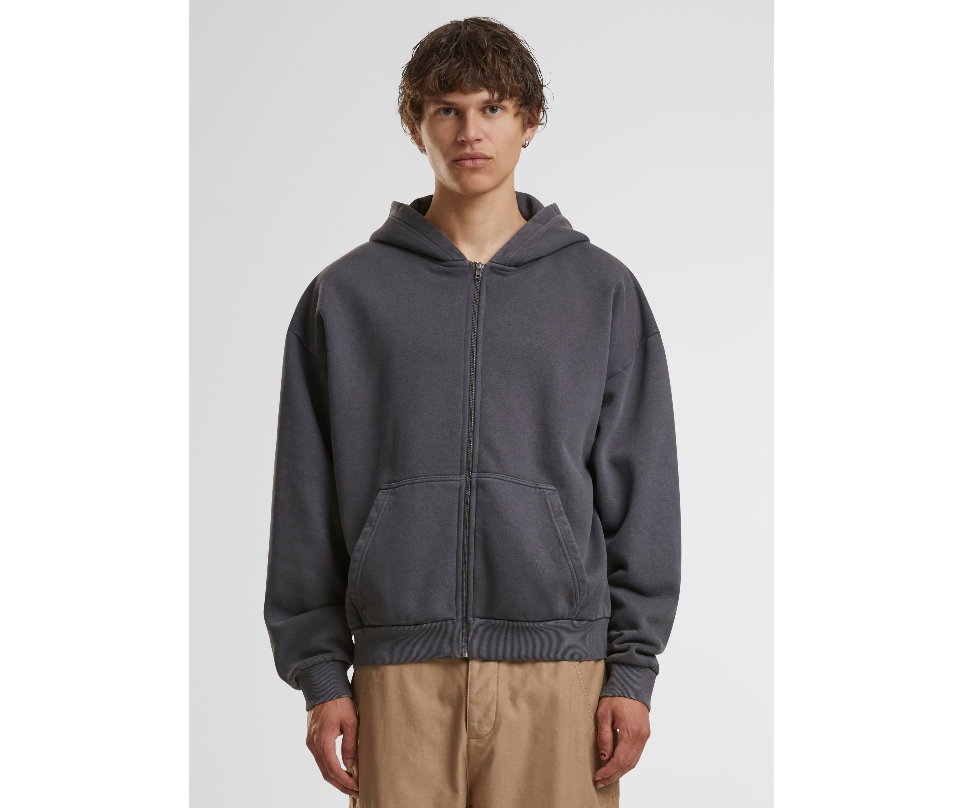 STONEWASH HEAVY ZIP HOODIE