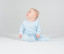 CONTRAST LONG SLEEVED SLEEP SUIT