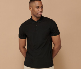 MEN’S STRETCH POLYESTER POLO SHIRT