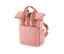 RECYCLED MINI TWIN HANDLE ROLL-TOP LAPTOP BACKPACK