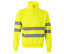 SWEAT COL ZIPPÉ HAUTE VISIBILITE